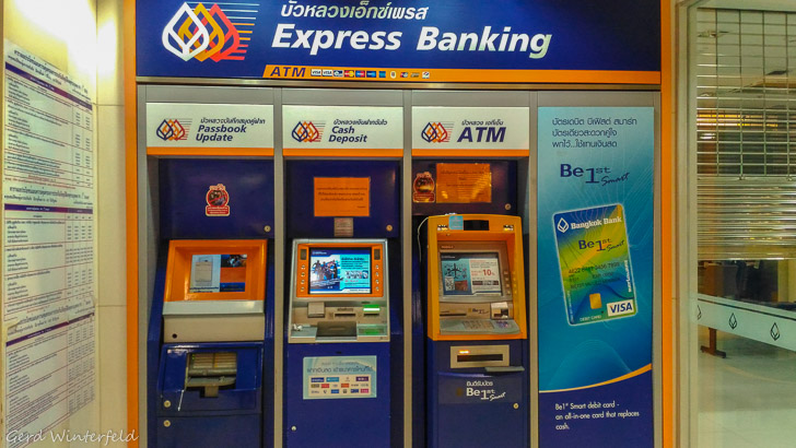 Geldautomaten | Wechselkurse in Thailand